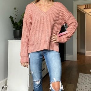 Coral sweater (small)